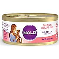 Halo Indoor Grain Free Salmon Recipe Pate Canned Cat Food