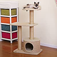 PetPals Group 3 Level Playhouse Condo Cat Tree