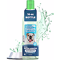 TropiClean Fresh Breath Dental Water Additive Plus Gut Health for Dogs