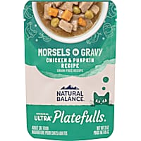 Natural Balance Platefulls Chicken & Pumpkin Formula in Gravy Adult Wet Cat Food