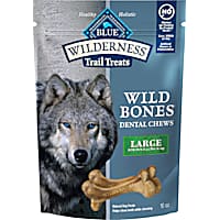 Blue Buffalo Wilderness Trail Treats Wild Bones, Dental Chews for Large Dogs