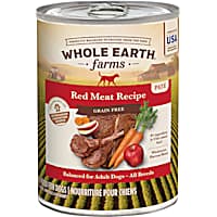 Whole Earth Farms Grain Free Red Meat Recipe Canned Dog Food