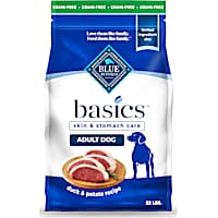 Blue Buffalo Basics Limited Ingredient Diet, Duck Recipe,Grain-Free Dry Dog Food for Adult Dogs