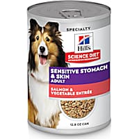 Hill's Science Diet Adult Sensitive Stomach & Sensitive Skin Salmon & Vegetable Entree Canned Wet Dog Food