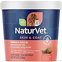 NaturVet Omega-Gold Salmon Oil Dog Chews