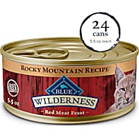 Blue Buffalo Wilderness Natural Grain-Free Red Meat Wet Cat Food