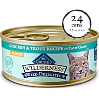 Blue Buffalo Wilderness Flaked Chicken & Trout Adult Wet Cat Food