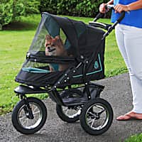 Pet Gear NV No-Zip Pet Stroller in Sky Line