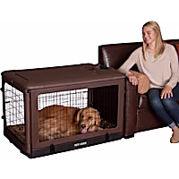 Pet Gear The Other Door Chocolate Steel Dog Crate