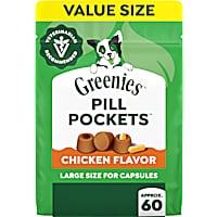 Greenies Pill Pockets Chicken Flavor Large Size Soft Dog Treats