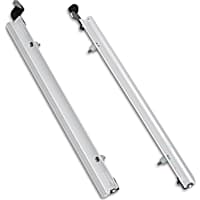 Plexidor Large Sliding Tracks with Flip Lock for Pet Doors in White