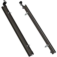 Plexidor Large Sliding Track with Flip Lock for Pet Doors in Bronze