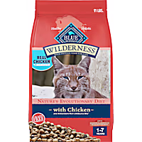 Blue Buffalo Wilderness High-Protein, Grain-Free Weight and Hairball Control Chicken Natural Dry Food for Adult Cats