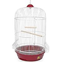 Prevue Pet Products Classic Round Bird Cage in Red