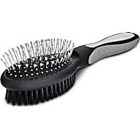 Well & Good Black Combo Pin & Bristle Dog Brush