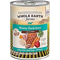Whole Earth Farms Grain Free Hearty Duck Stew Canned Dog Food