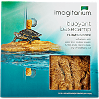Imagitarium Corner Floating Turtle Dock Aquatic Decor