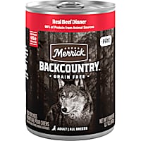 Merrick Backcountry Grain Free Real Beef Dinner Wet Dog Food