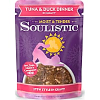 Soulistic Moist & Tender Tuna & Duck Dinner in Gravy Wet Cat Food