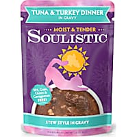 Soulistic Moist & Tender Tuna & Turkey Dinner in Gravy Wet Cat Food