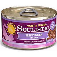 Soulistic Moist & Tender Beef Dinner in Gravy Wet Cat Food
