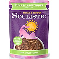 Soulistic Moist & Tender Tuna & Lamb Dinner in Gravy Wet Cat Food