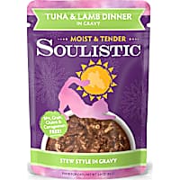 Soulistic Moist & Tender Tuna & Lamb Dinner in Gravy Wet Cat Food