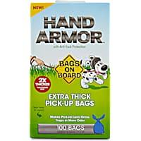 Bags on Board Hand Armor Extra Thick Dog Waste Pick-Up Bags