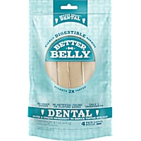 Better Belly Large Rawhide Total Dental Care Dog Chews