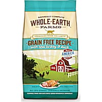 Whole Earth Farms Grain Free Recipe with Real Turkey and Duck Dry Cat Food