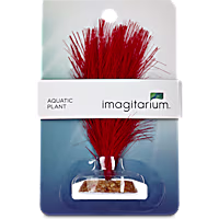 Imagitarium Feather Silk Plant Aquatic Decor