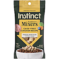 Instinct Freeze Dried Raw Boost Mixers Grain Free Cage Free Chicken Recipe All Natural Dog Food Topper