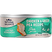 Natural Balance Limited Ingredient Adult Grain-Free Wet Canned Cat Food Chicken & Green Pea Recipe