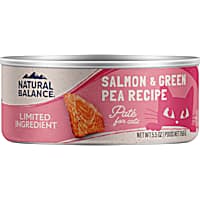 Natural Balance Limited Ingredient Adult Grain-Free Wet Canned Cat Food Salmon & Green Pea Recipe