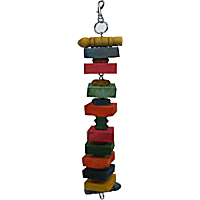 YML Square Wooden Bird Toy