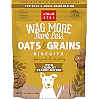 Cloud Star Wag More Bark Less Oven Baked Peanut Butter Dog Treats