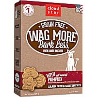 Cloud Star Wag More Bark Less Oven Baked Grain Free Pumpkin Dog Treats