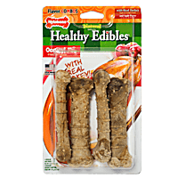 Nylabone Healthy Edibles Turkey & Apple Flavor Combo Regular Dog Bone Chews