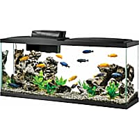 High Definition LED Ensemble 60 Gallon Modern Aquarium and Stand