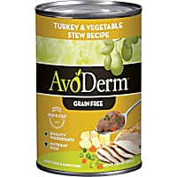 AvoDerm Natural Grain Free Turkey & Vegetable Stew Recipe Wet Dog Food