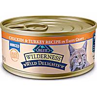 Blue Buffalo Wilderness Wild Delights Chicken & Turkey Wet Cat Food