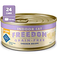 Blue Buffalo Freedom Natural Grain-Free, Flaked Chicken, Indoor Adult Wet Cat Food