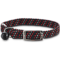 YOULY Black & Red Reflective Kitten Collar