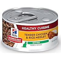 Hill's Science Diet Kitten Healthy Cuisine Tender Chicken & Rice Medley Canned Wet Cat Food
