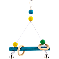 You & Me Bird Perch Swing with Bells