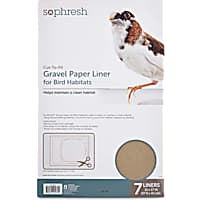 So Phresh Gravel Paper Liner for Bird Habitats