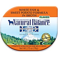 Natural Balance L.I.D. Limited Ingredient Diets Whitefish & Sweet Potato in Broth Adult Dog Food