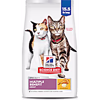 Hill's Science Diet Adult Multiple Benefit Chicken Recipe Dry Cat Food