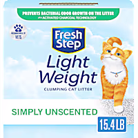 Fresh Step Simply Unscented Light Weight Clumping Cat Litter