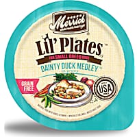 Merrick Lil' Plates Grain Free & Gluten Free Soft Dainty Duck Medley Natural Wet Dog Food for Small Dogs